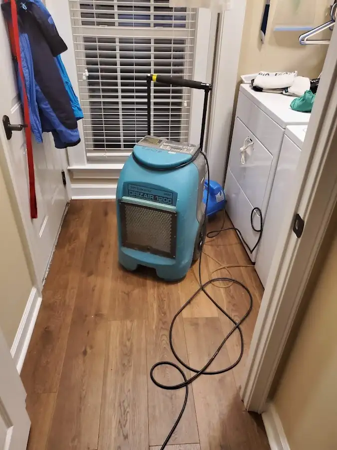 Commercial dehumidifier deployed for Flood Damage Cleanup in Hesperia